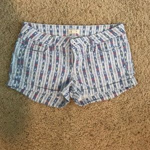 Aerie Patterned Low Rise Shorts